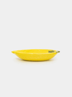 Салатник, 22х16х4 см, 480 мл, фарфор P, желтый, Лимон, Lemon ANNA LAFARG ANLAF-ARJ-110725-1