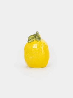 Емкость для соли или перца, 8 см, фарфор P, желтая, Лимон, Limoncello ANNA LAFARG ANLAF-ARJ-290525-8