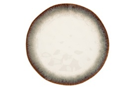 Тарелка обеденная Nuances, коричневая, 26 см Easy Life EL-R2840/NBRO