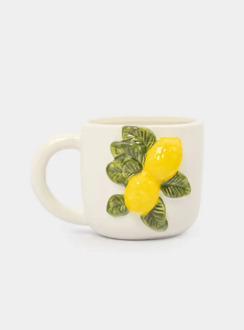 Кружка, 450 мл, фарфор P, молочная, Лимоны, Limoncello ANNA LAFARG ANLAF-ARJ-290525-2