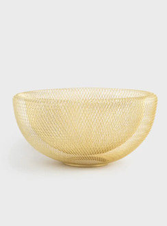 Корзина для фруктов, 30 см, металл, золотистая, Grid ANNA LAFARG ANLAF-DS19239D