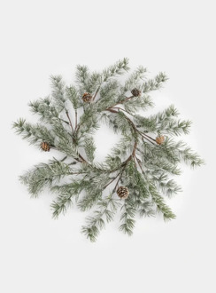 Венок декоративный, 16/48 см, пластик/шишки, Еловая ветка, Interior Conifer ANNA LAFARG ANLAF-EGD251135R