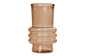 Ваза Organic, коричневая, 17 см SAN MIGUEL VSM-4869-DB04