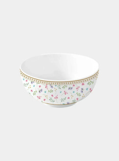Пиала, 12х6 см, фарфор P, белая, Цветы, Spring Bloom Easy Life EL-R1190/SPBL